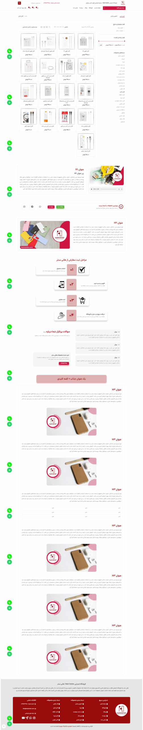 پروداکت کتگوری هانی سنتر